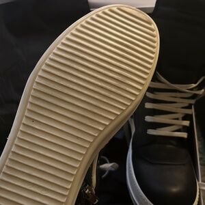 Rick Owen Geobaskets High-Top Sneakers SZ IT 40/ Black